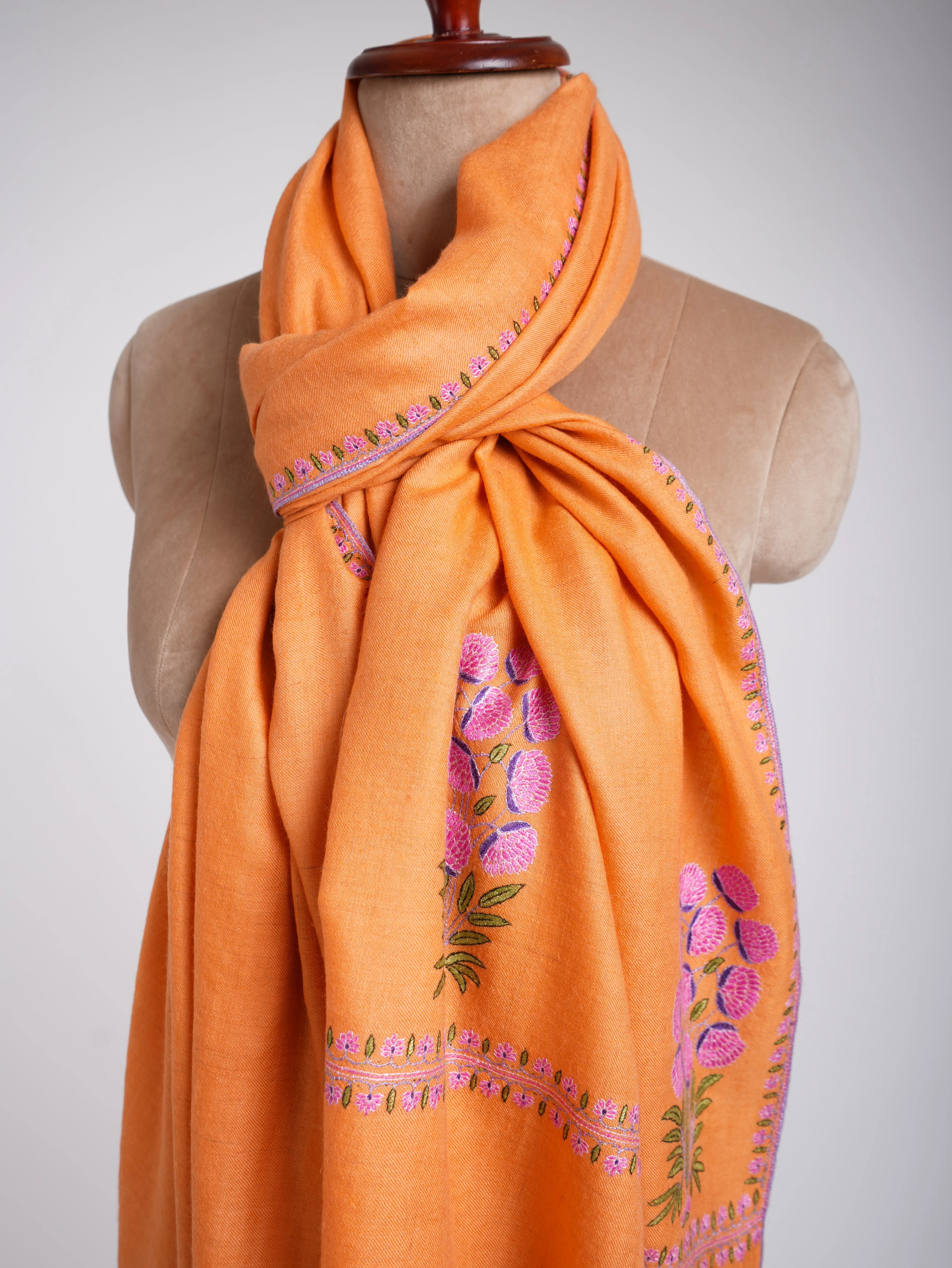 Embroidered Real Pashmina Shawl