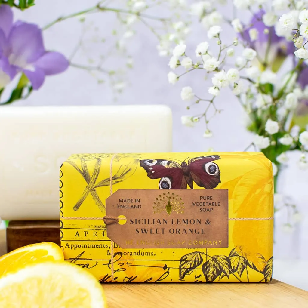 English Soap Company Anniversary Sicilian Lemon & Sweet Orange Soap Bar