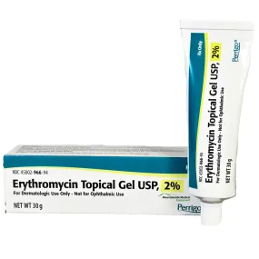 Erythromycin Topical Gel 2% by Perrigo 30 grams (Rx)