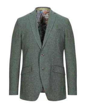 Etro Man Blazer Green 40 suit