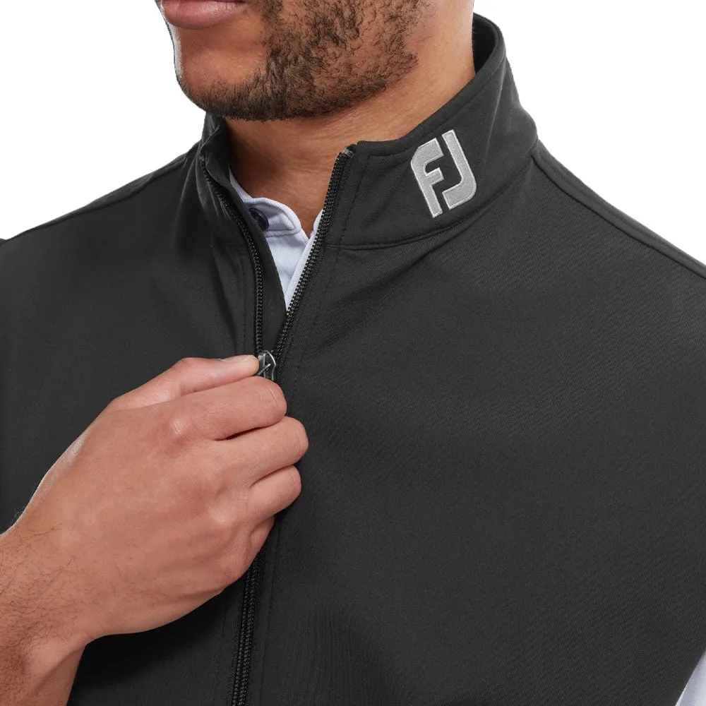 FootJoy Full-Zip Knit Vest - Black