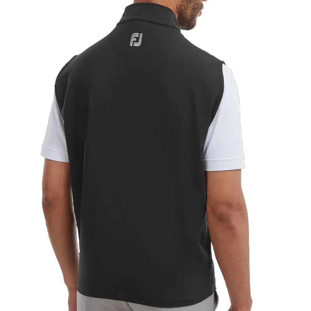 FootJoy Full-Zip Knit Vest - Black