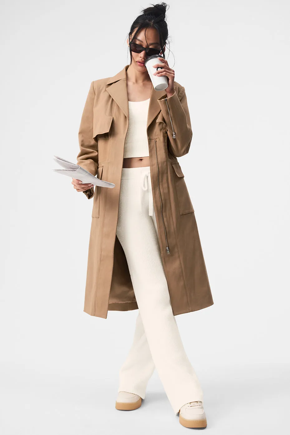 Formation Trench Coat - Toasted Almond