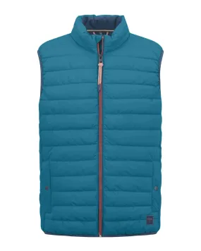 Fynch-Hatton Basic Light Weight Teal Gilet