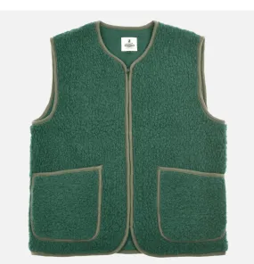 GILET LAINE PEPITCO DK GREEN / COLDBREAKER