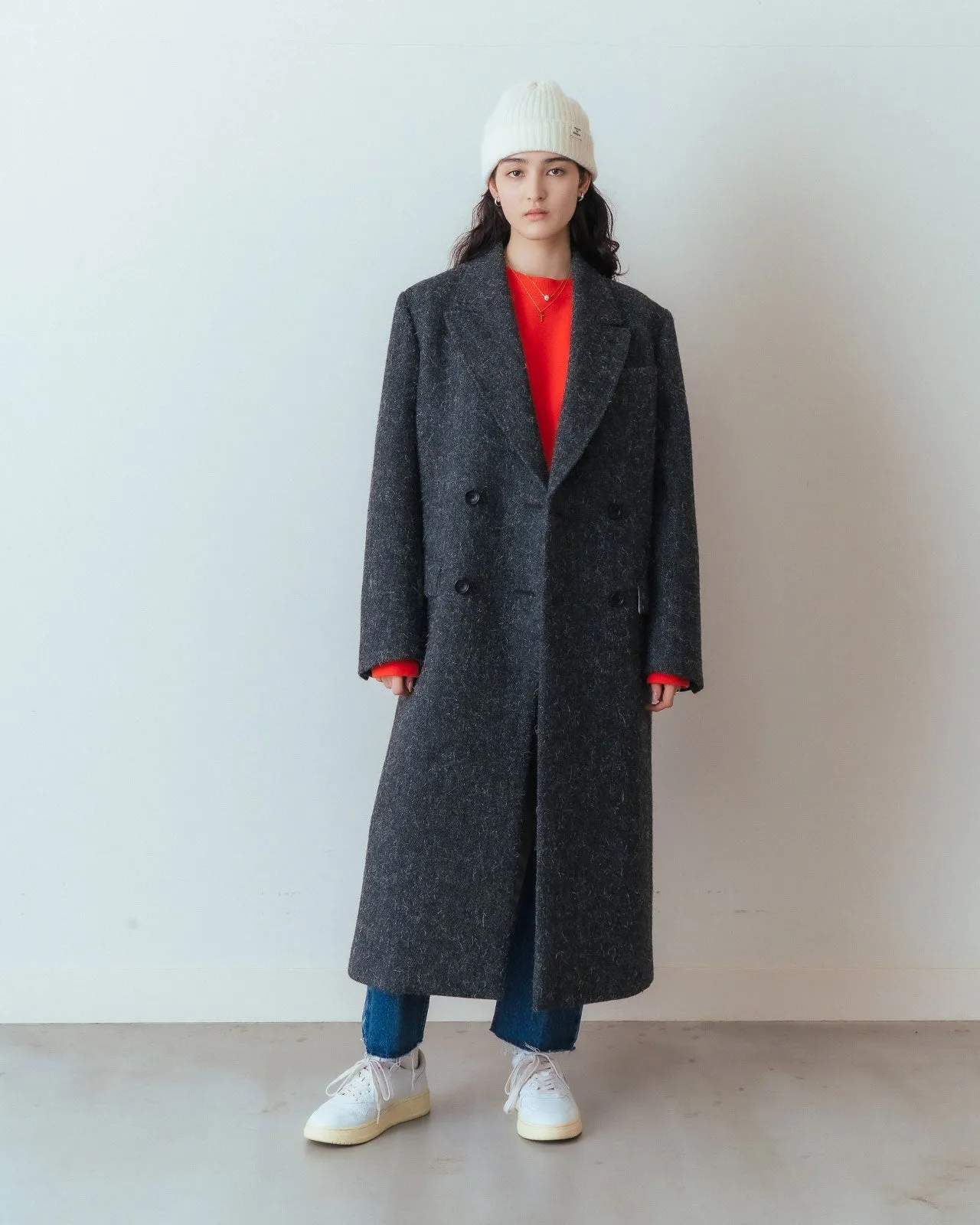 HERRINGBONE CHESTER COAT