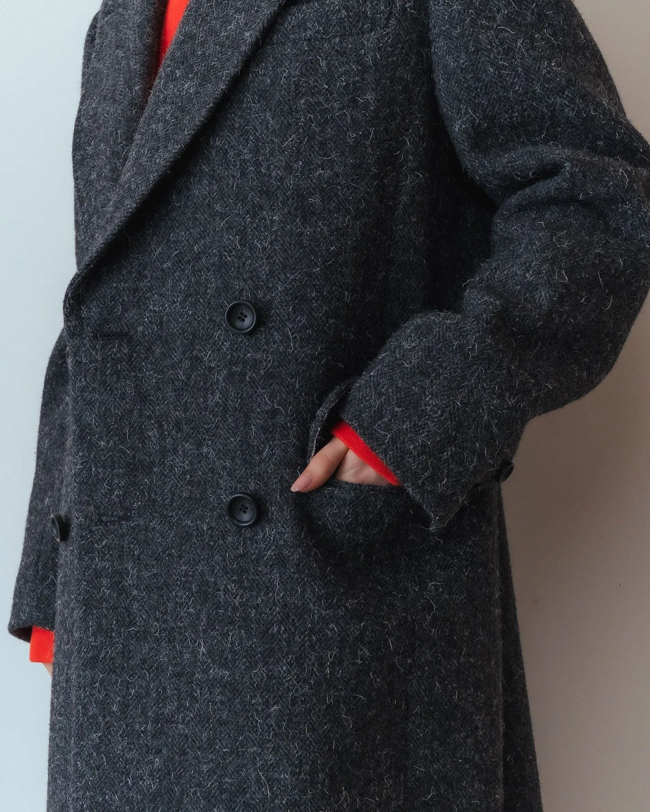 HERRINGBONE CHESTER COAT