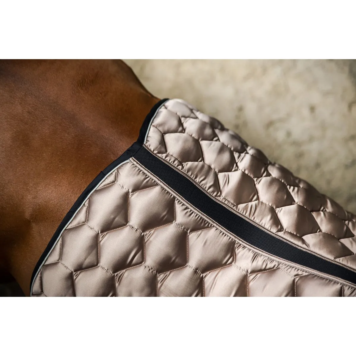 Honeycomb Quilted Satin Saddle Pad - All Purpose