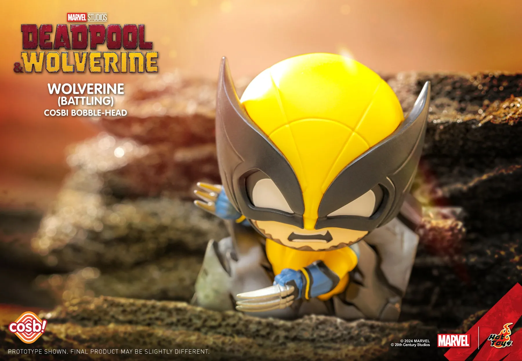 Hot Toys - CBX183 - Deadpool & Wolverine - Deadpool & Wolverine Cosbi Bobble-Head Collection (Box of 8)