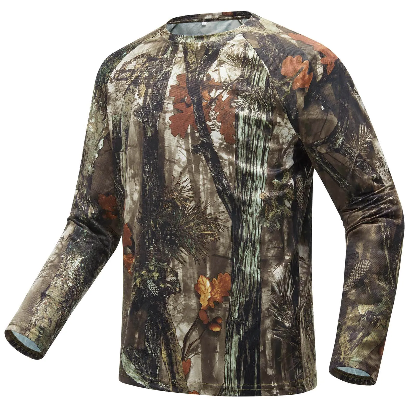 Hunting Camo Shirt for Men, Lightweight Long Sleeve Shirt