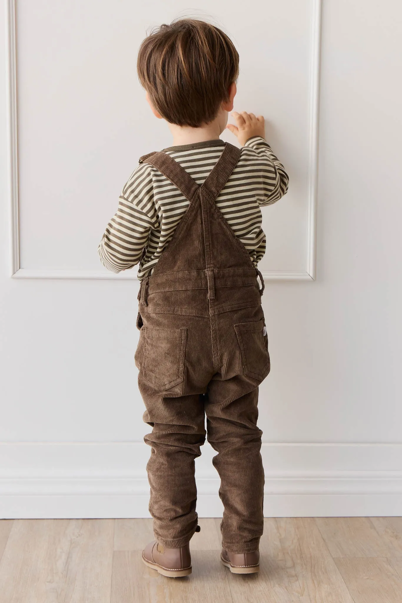 Jordie Cord Overall - Brownie