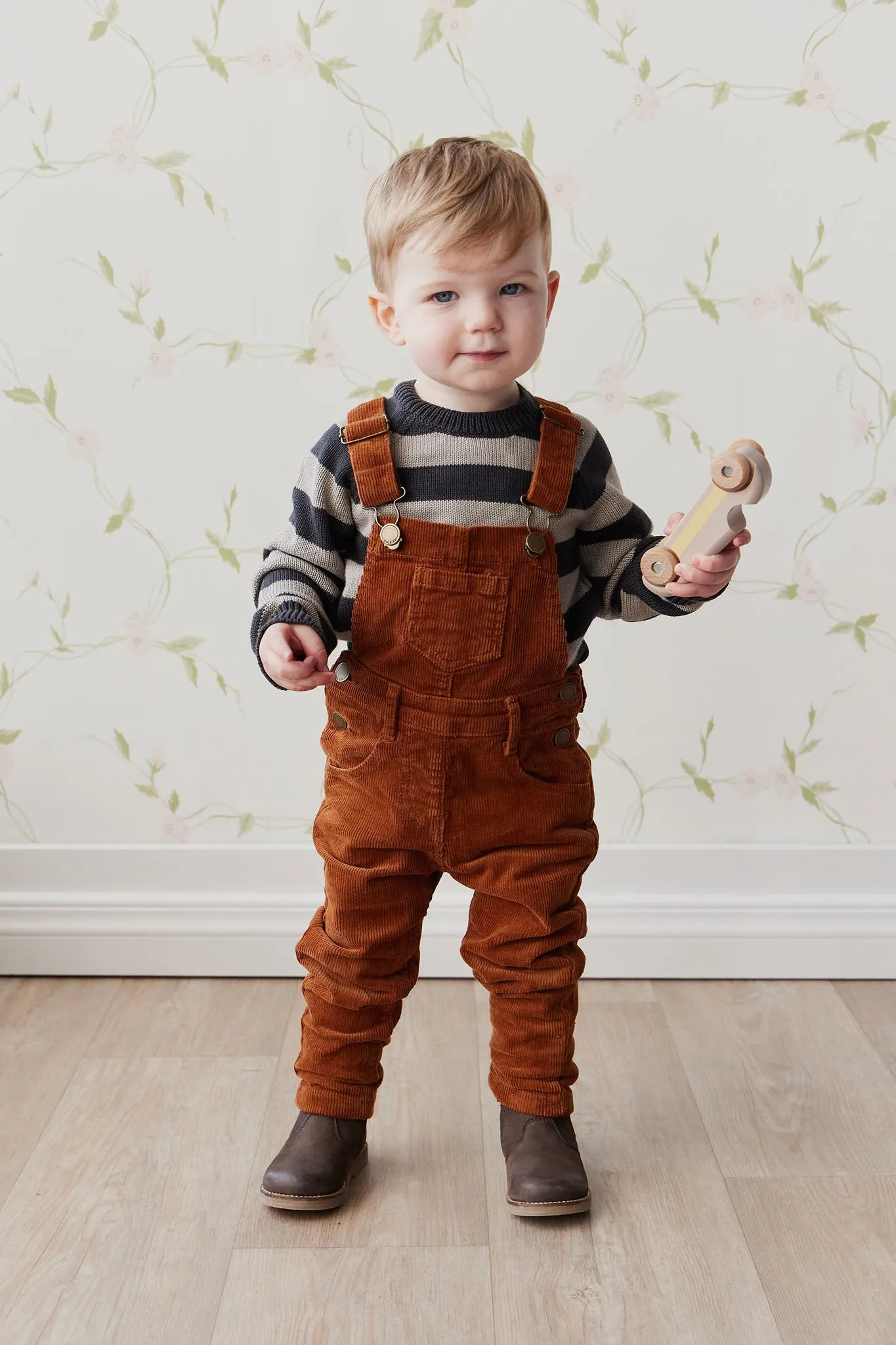 Jordie Cord Overall - Cinnamon