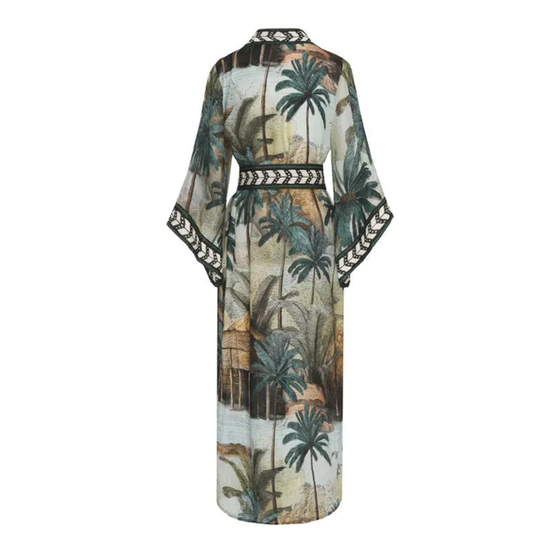 Kimono Mori Print Cardigan