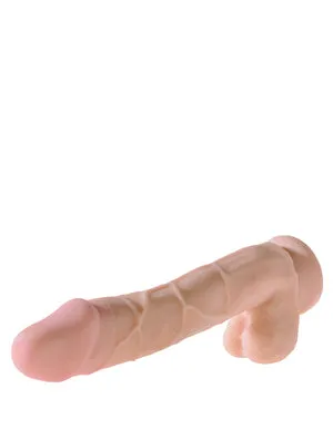 King Cock Dual Density 12 Fat Cock WBalls Flesh "