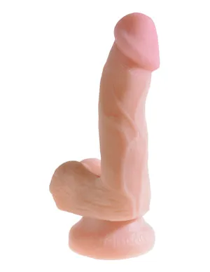 King Cock Dual Density 6.5 Cock WBalls Flesh "