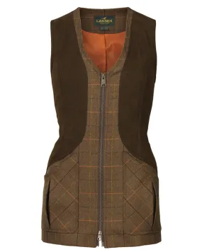 Laksen Cara Linhope Tweed Zip Shooting Vest