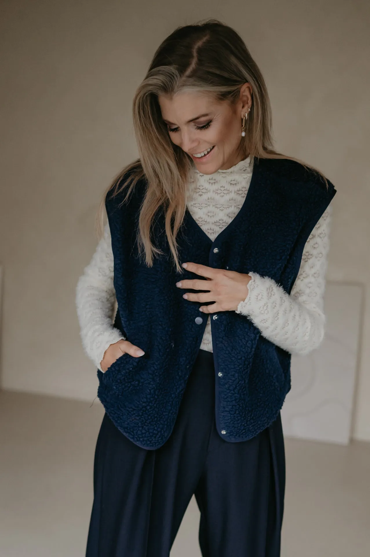 Ledra gilet I Blue