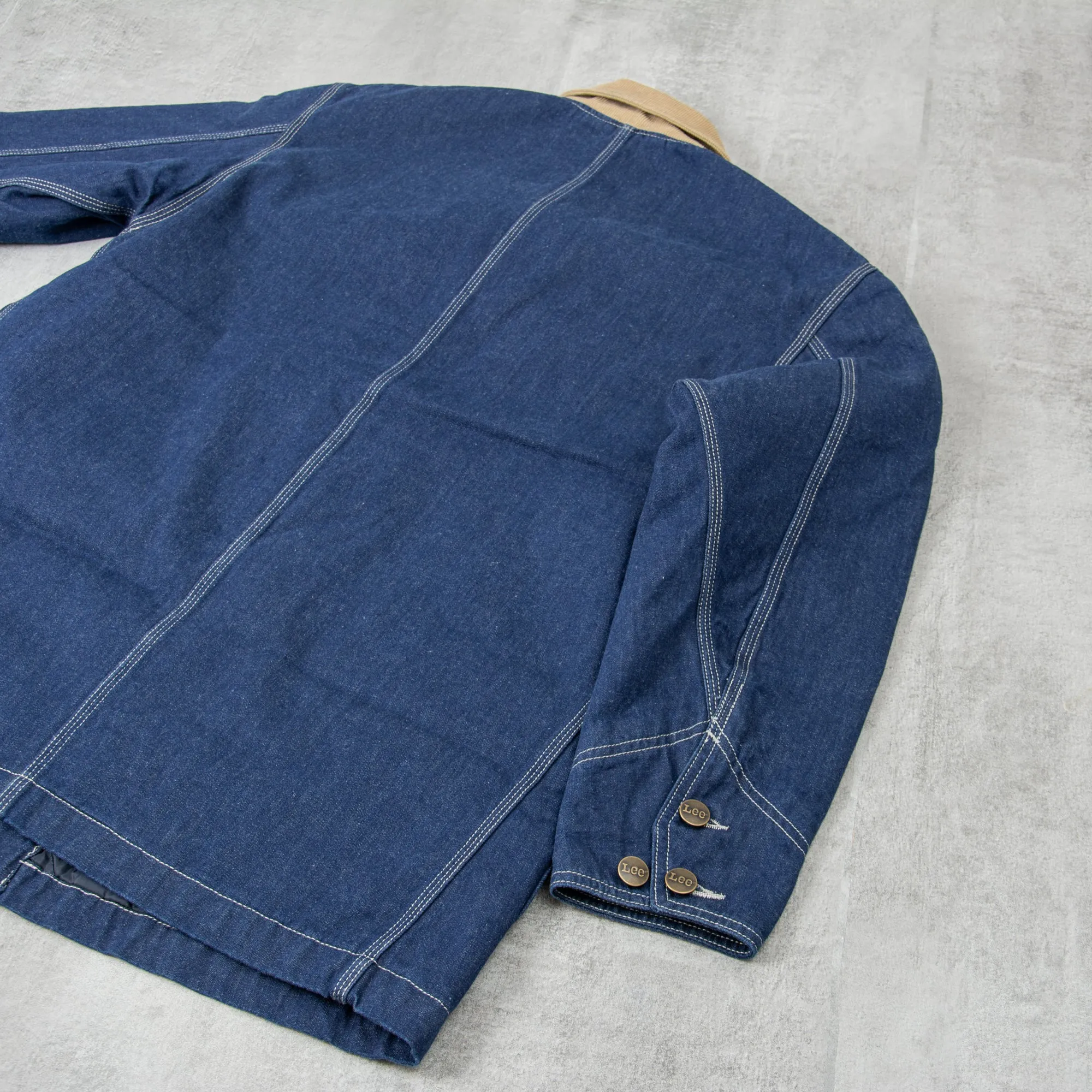 Lee Loco Lined Denim Jacket - Rinsed