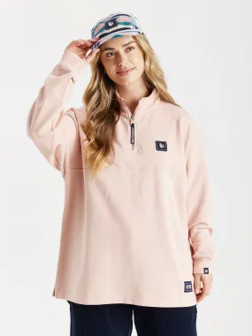 Lumi 1/4 Zip Sweater Dusty Pink