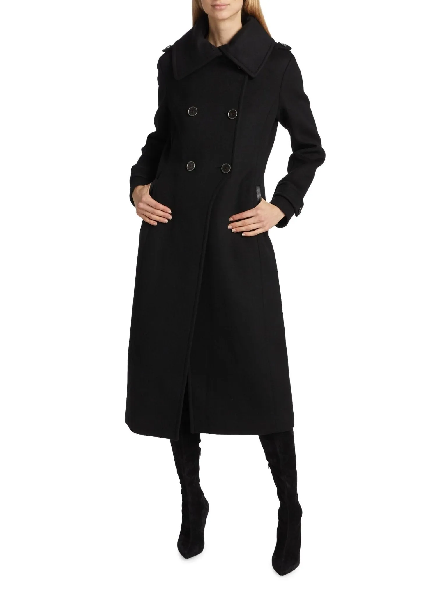 MACKAGE ELODIE-Z - double face wool tailored coat