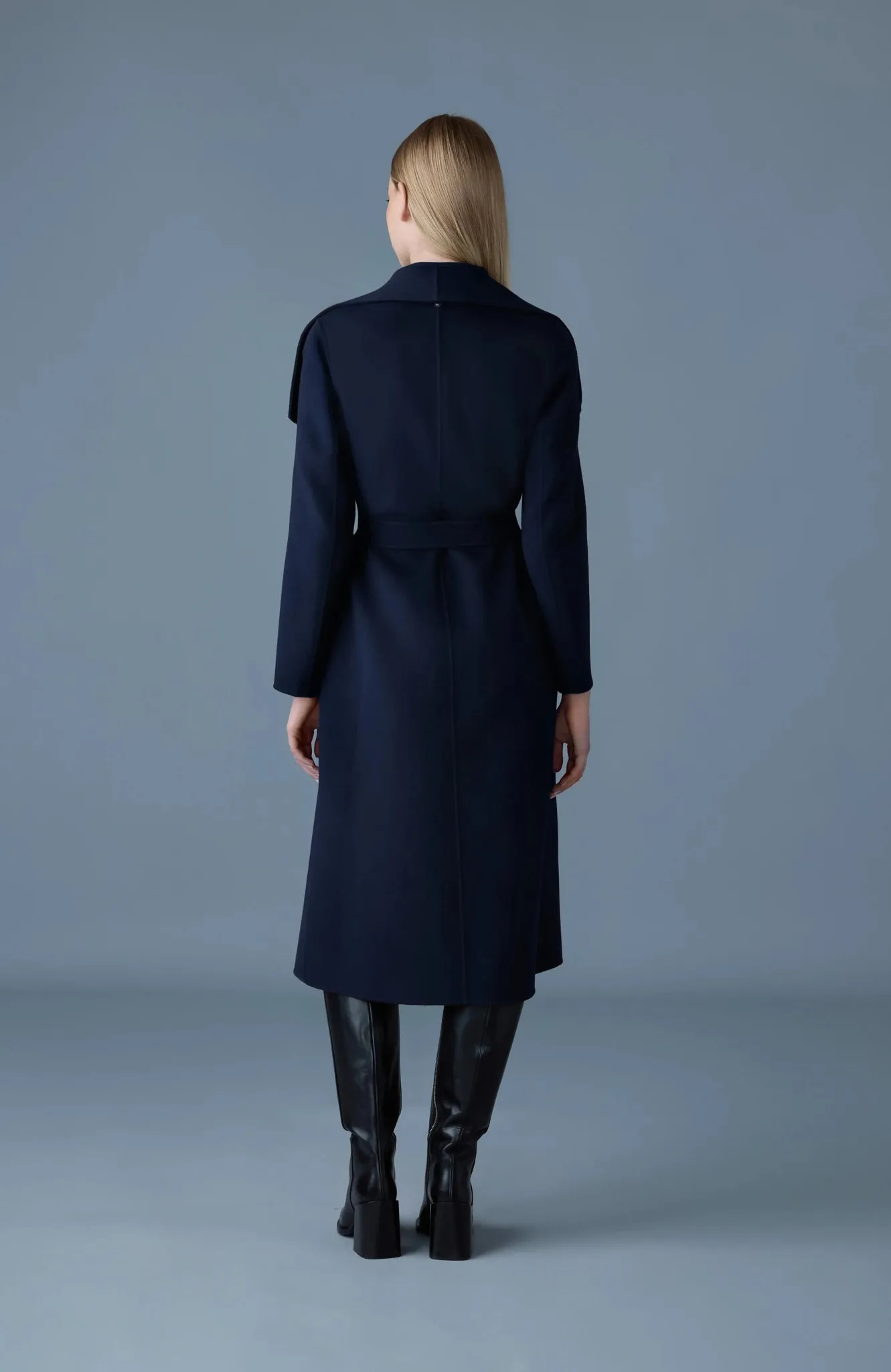 MACKAGE MAI-CN - Double-Face Wool Wrap Coat