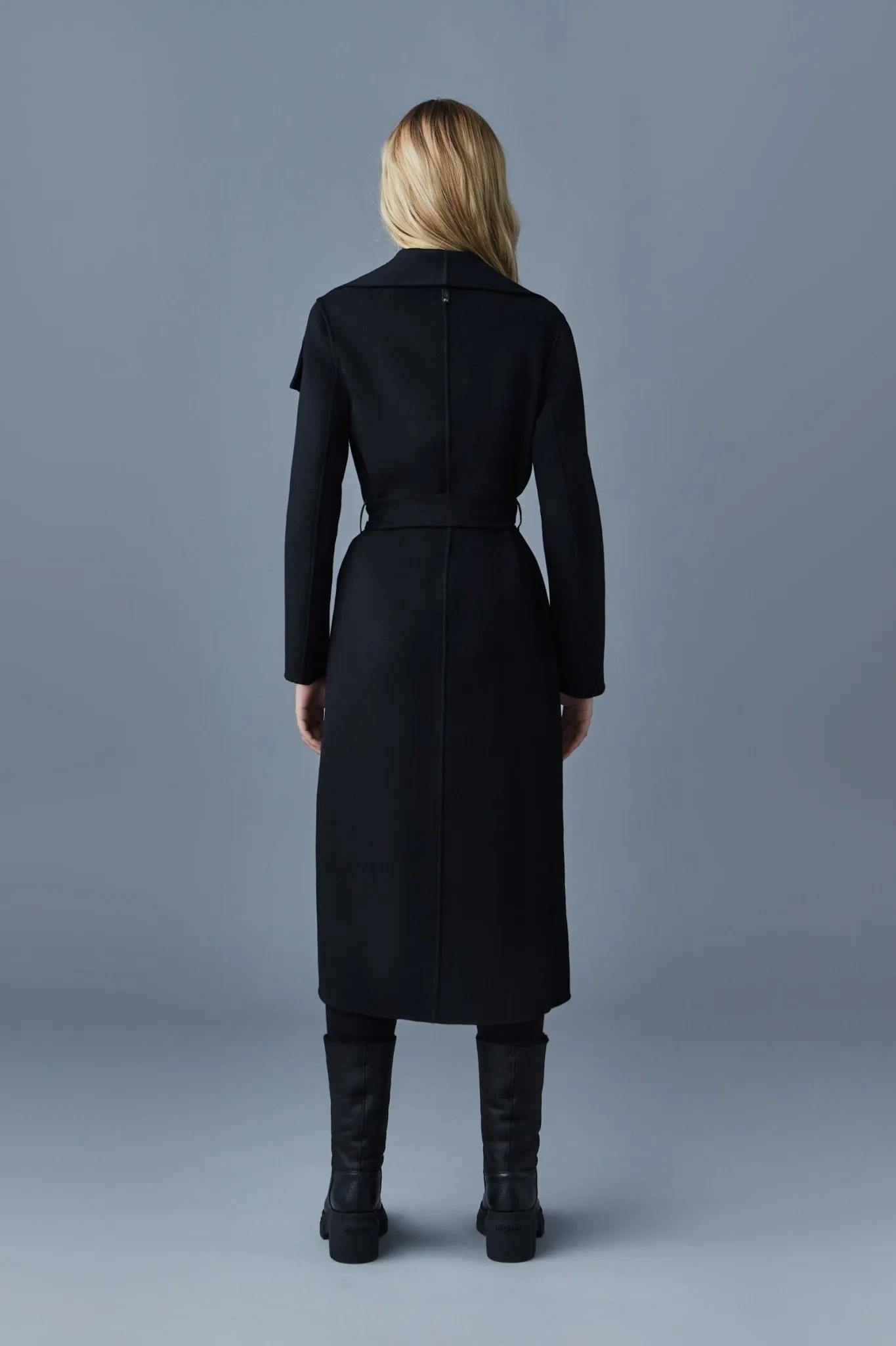 MACKAGE MAI-CN - Double-Face Wool Wrap Coat