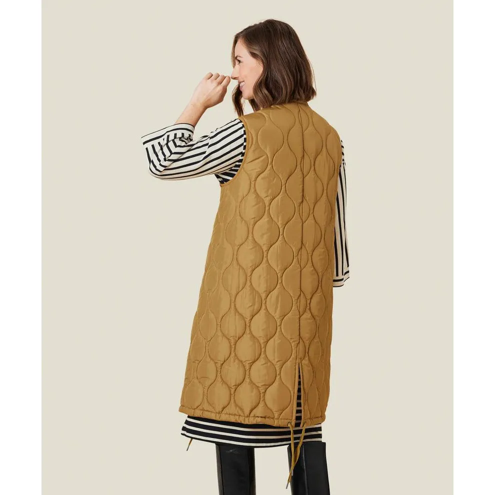 Masai Tenna Gilet in Mustard