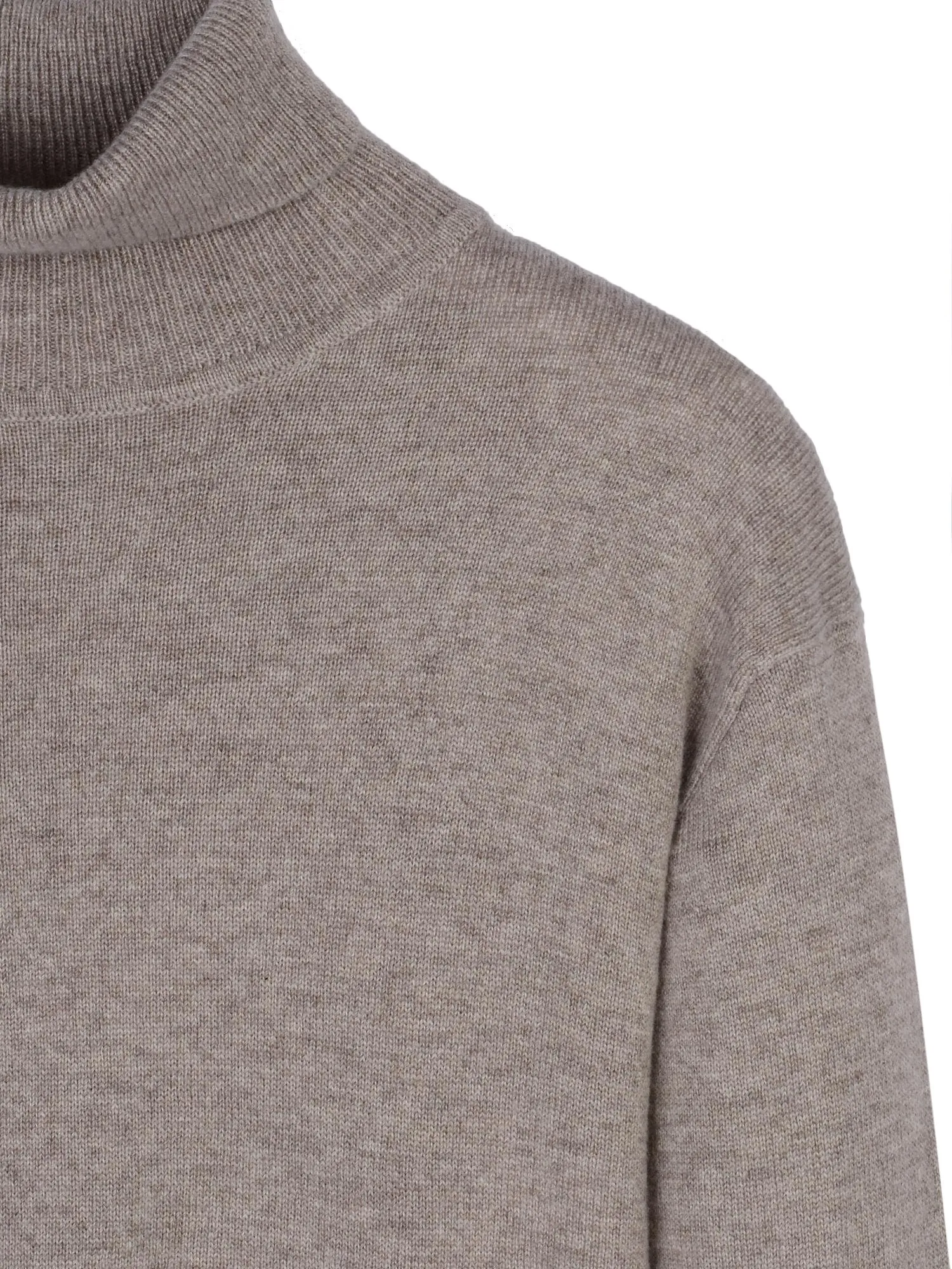 Men Turtleneck Sweater_Beige