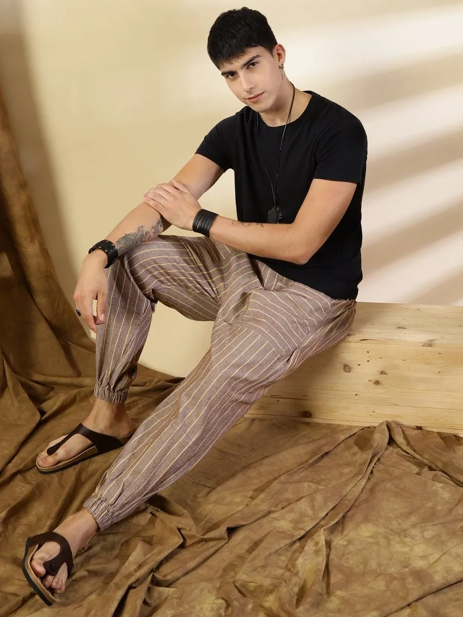 Men's Hopper | Brown Stripes | Fits Waist Sizes 28 to 38 Inches