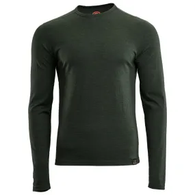 Mens Merino 180 Long Sleeve Crew (Forest)