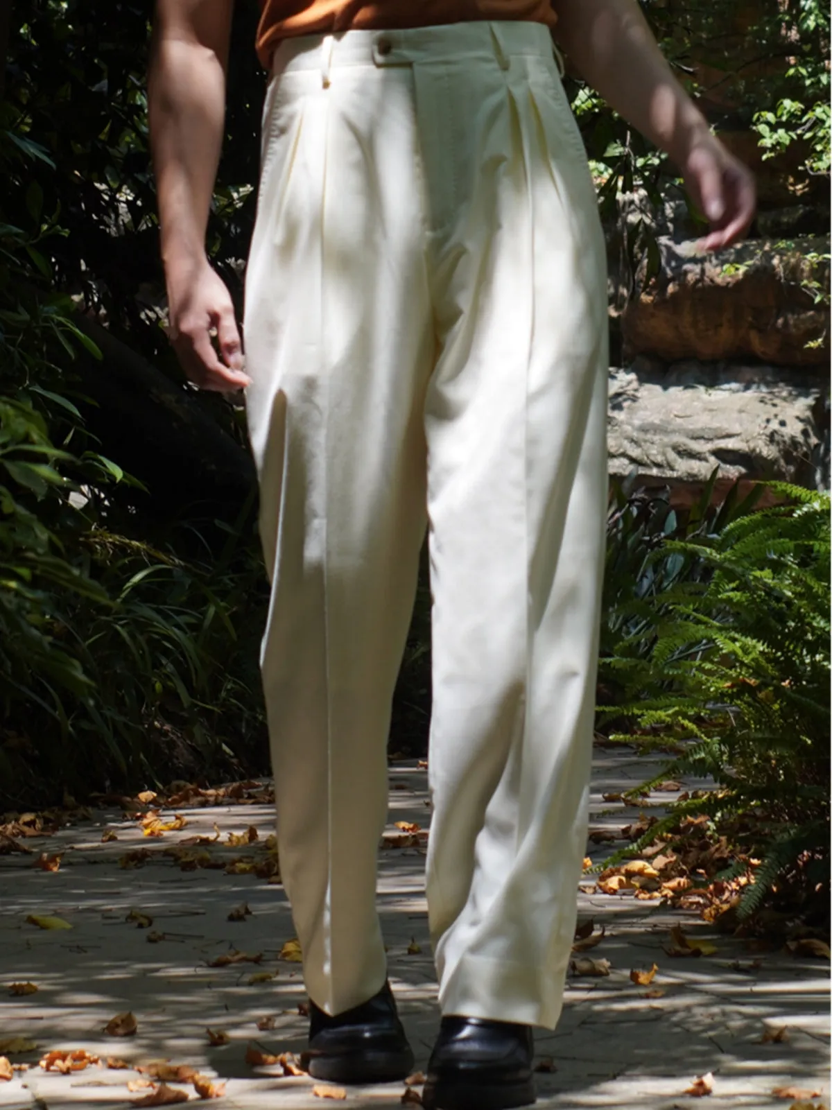 Men's Pleated Trousers