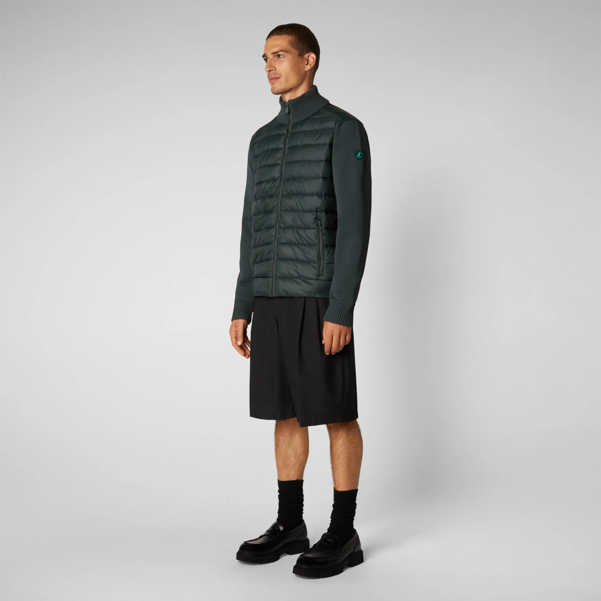 Men's Sedum Jacket in Green Black