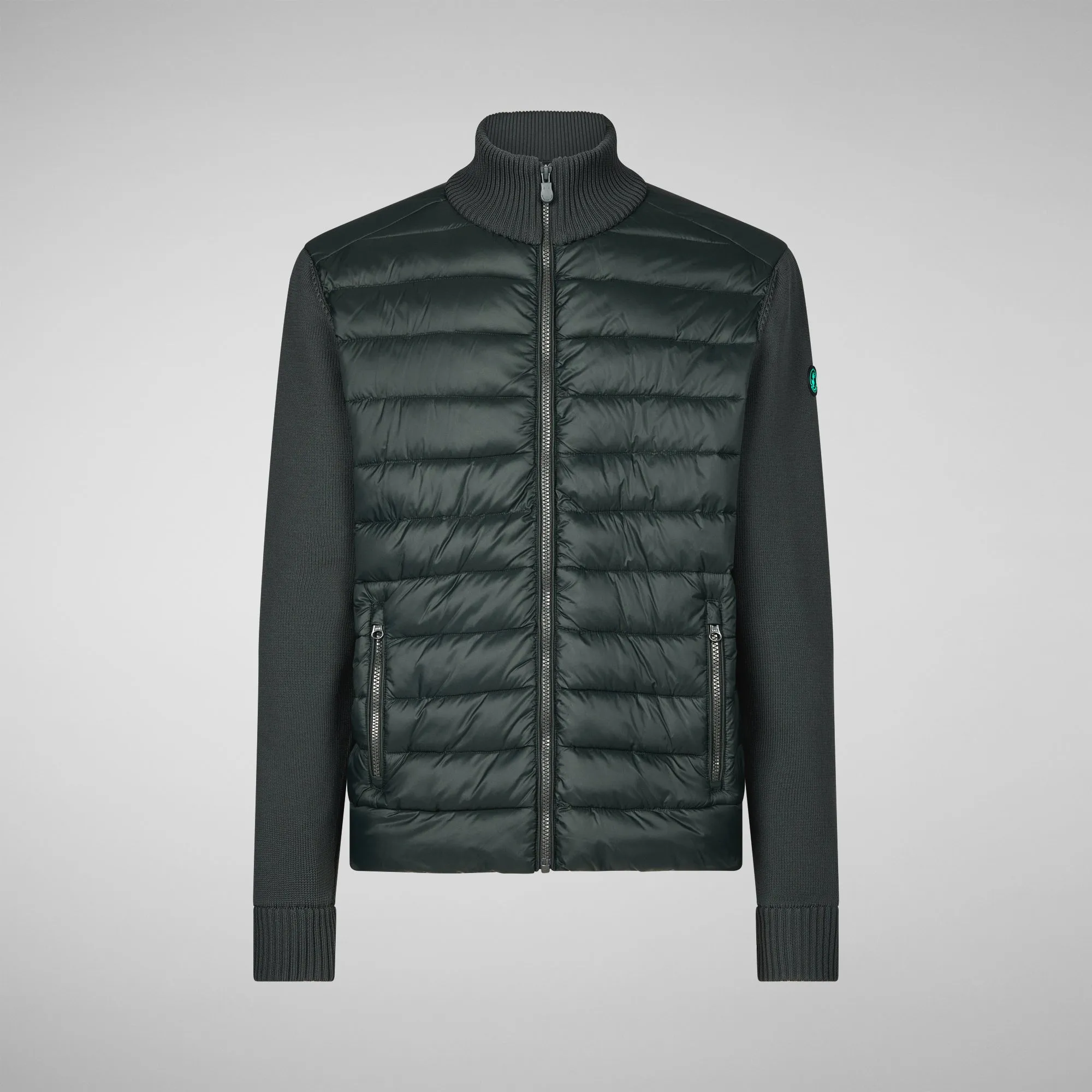 Men's Sedum Jacket in Green Black