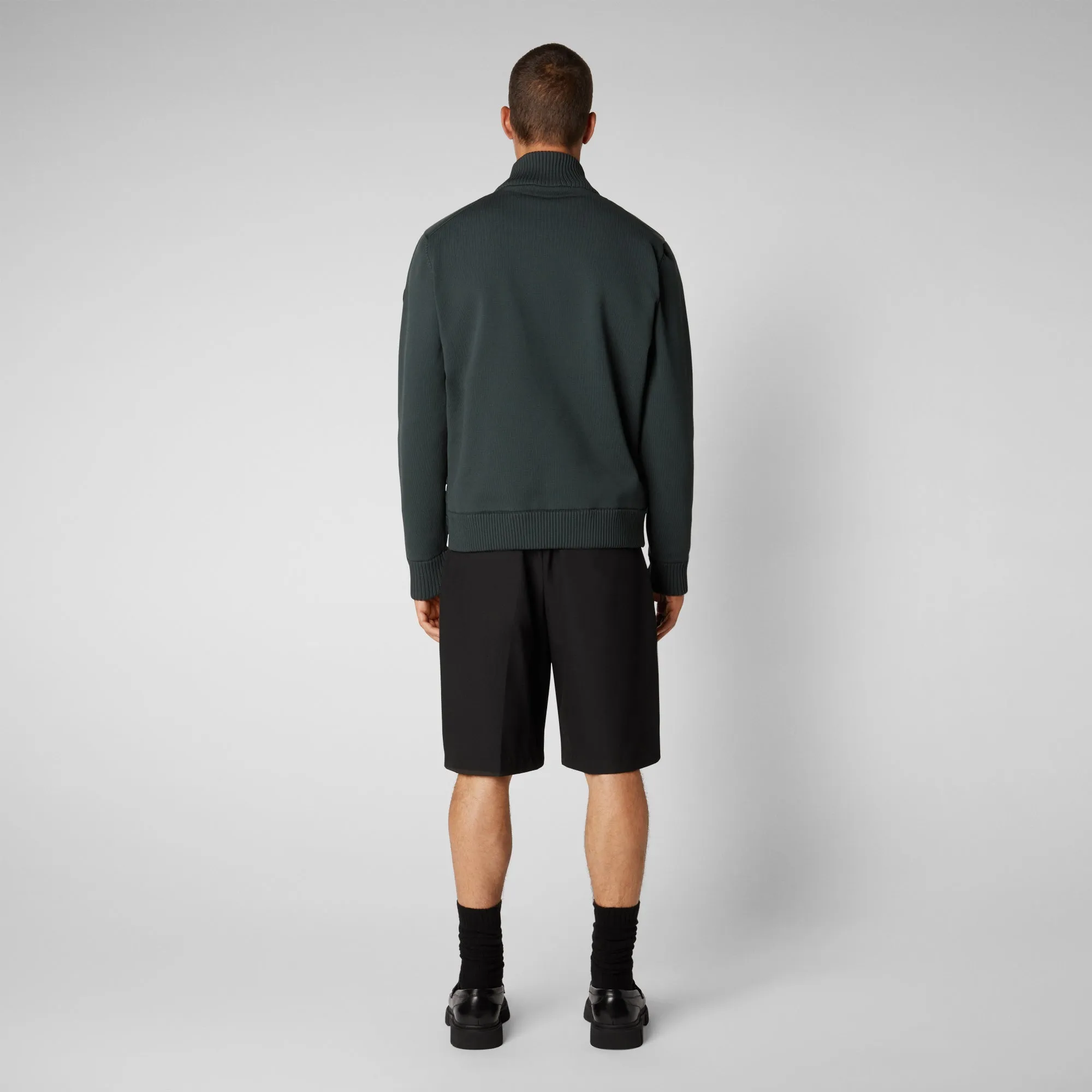 Men's Sedum Jacket in Green Black