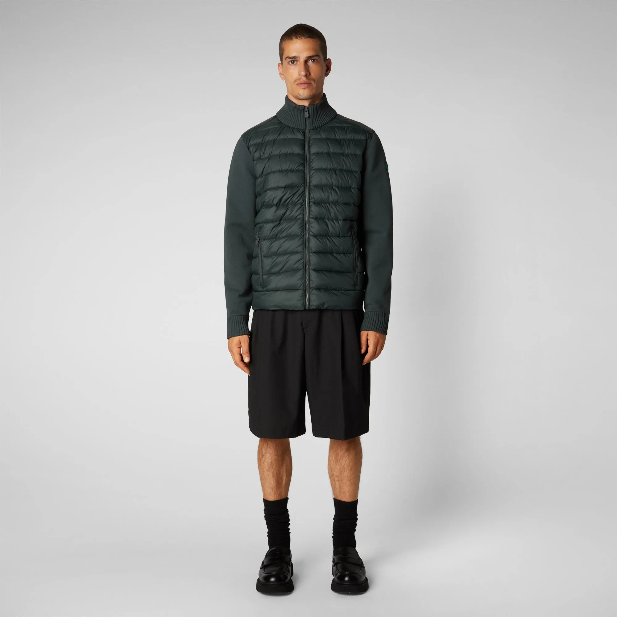 Men's Sedum Jacket in Green Black