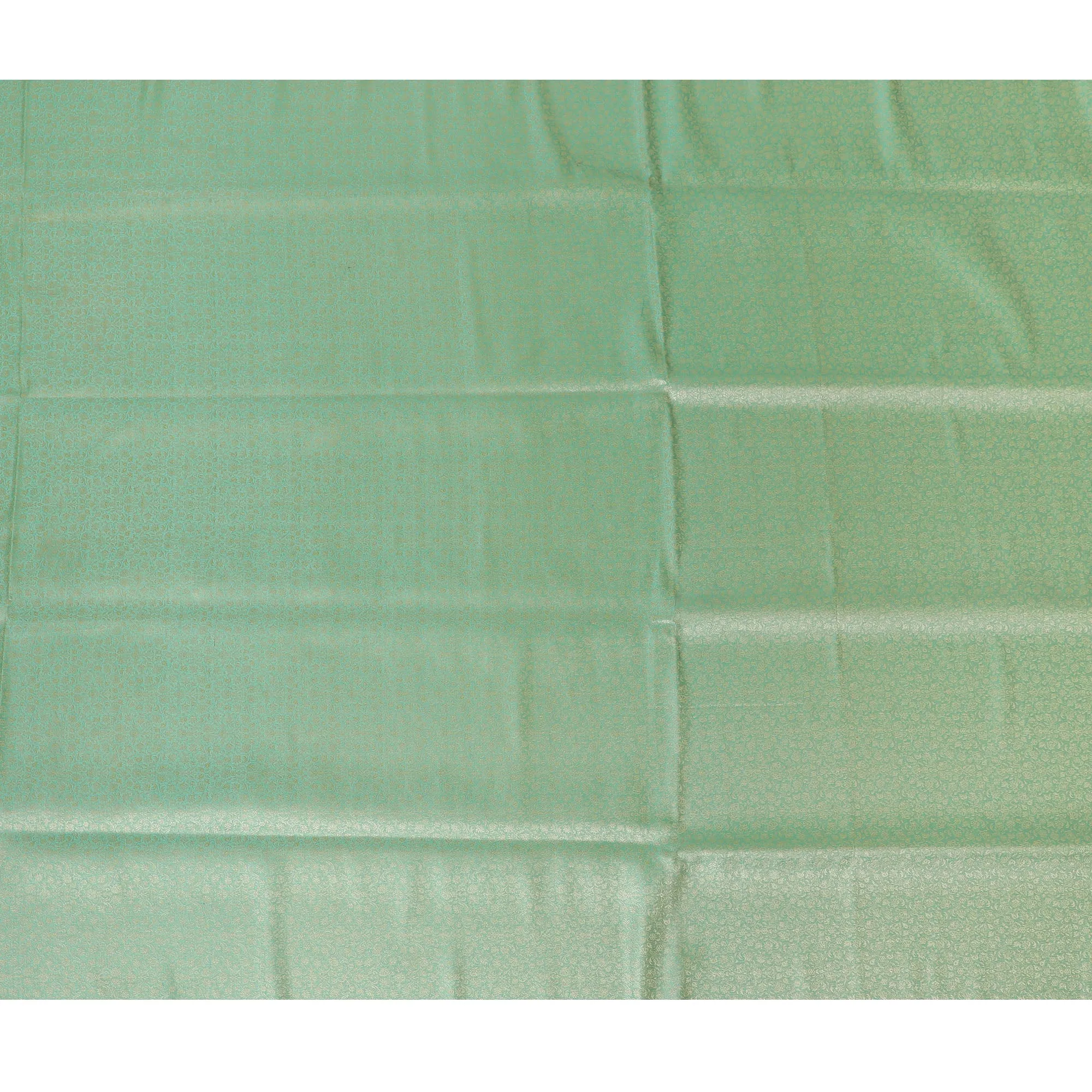 Mint Shimmer Brocade Fabric – Glimmering Elegance for Exquisite Creations-D19036