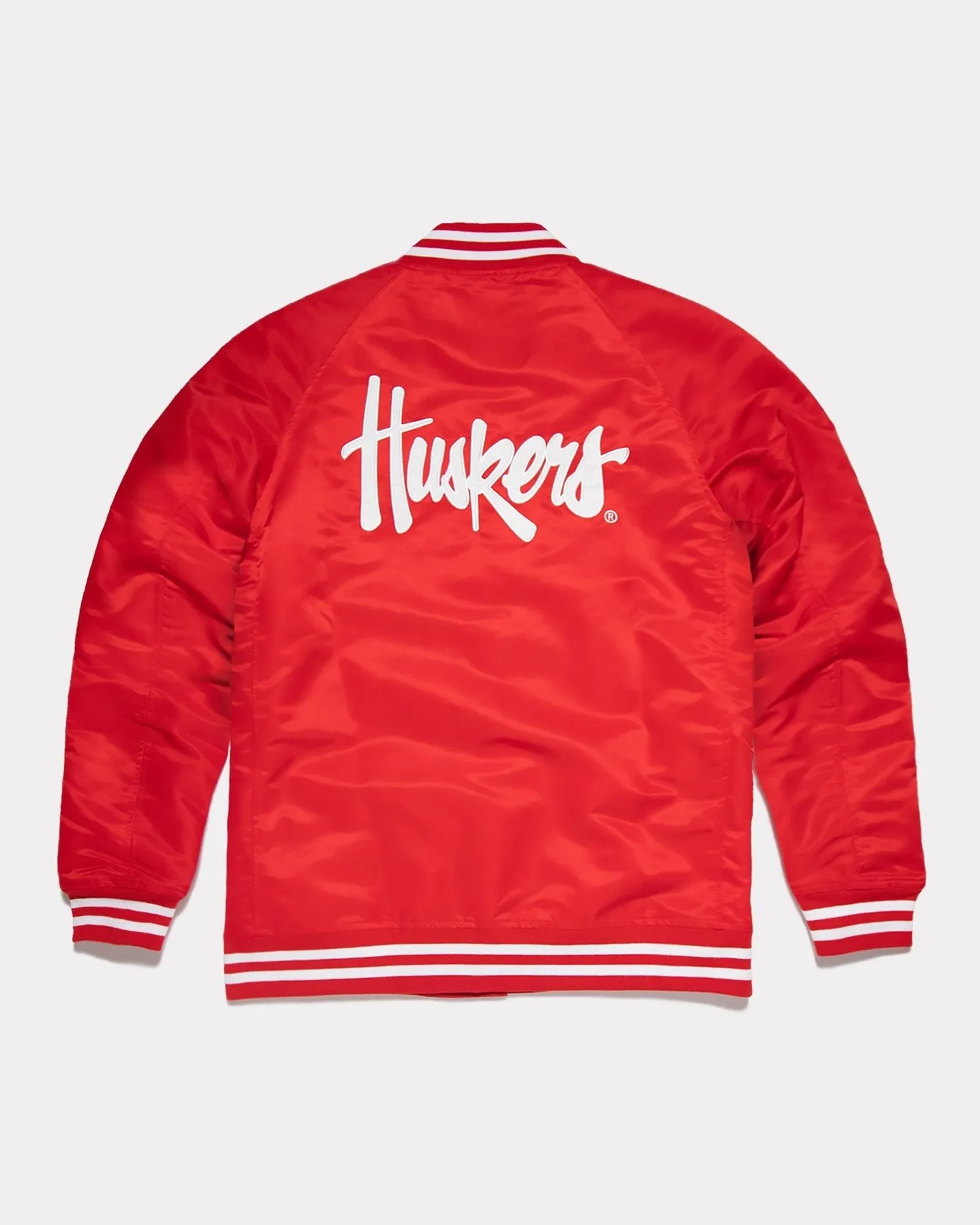 Nebraska Huskers Red Varsity Jacket