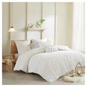 New - Ivory Kay Comforter Set (Twin/Twin XL)