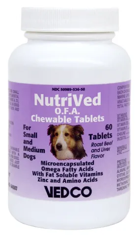 NutriVed O.F.A. for Small and Medium Dogs, 60 ct