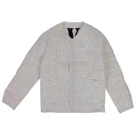 NWT VLONE White V Logo Quilted Jacket Size L