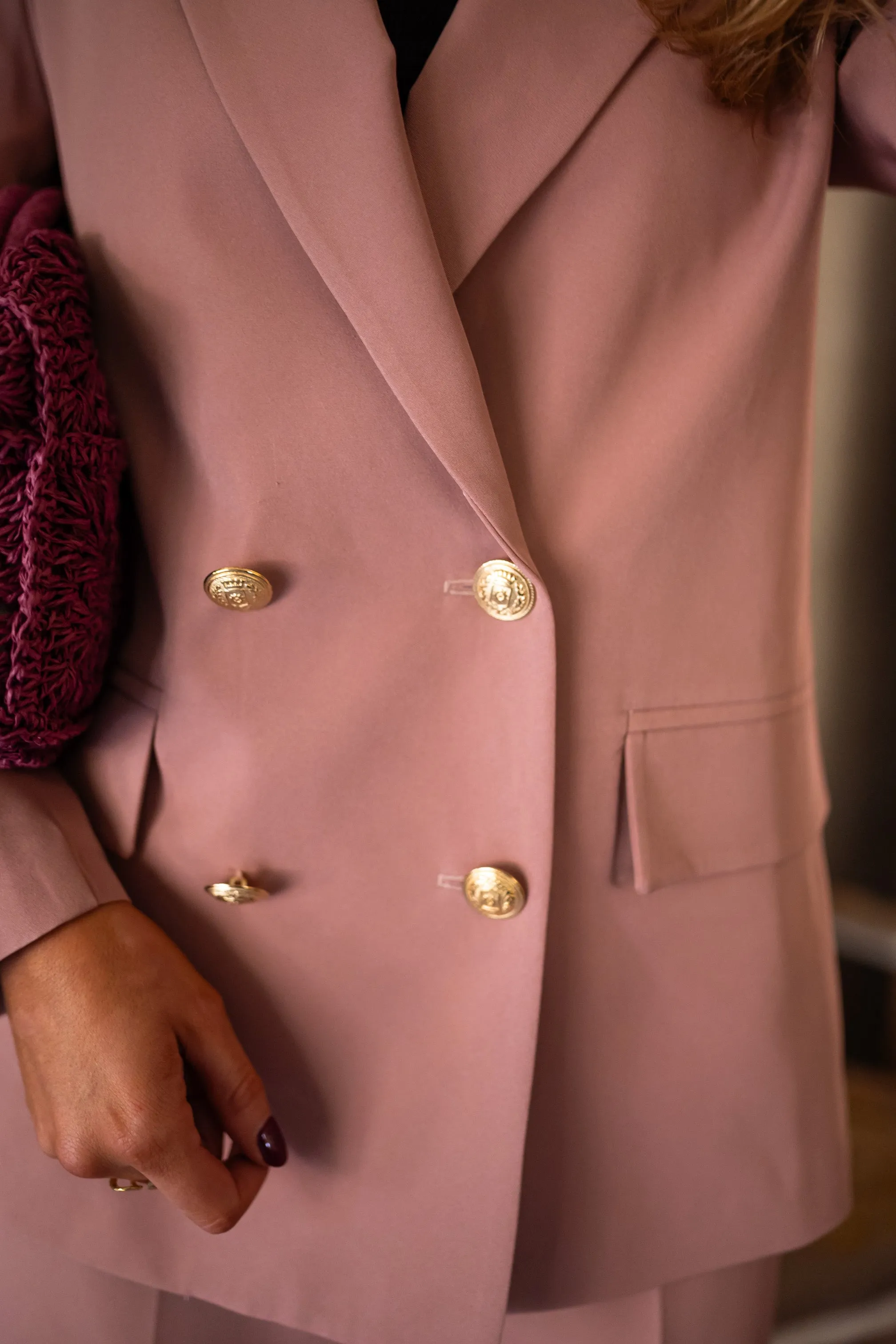 Old Pink Maon Blazer