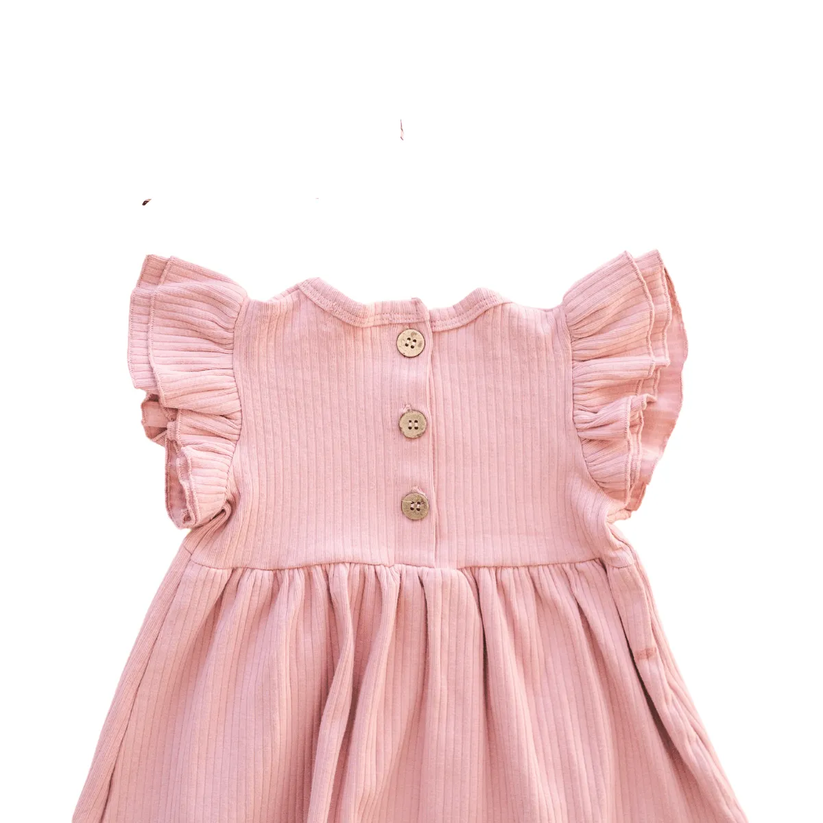 Organic Cotton Ruffle Dress