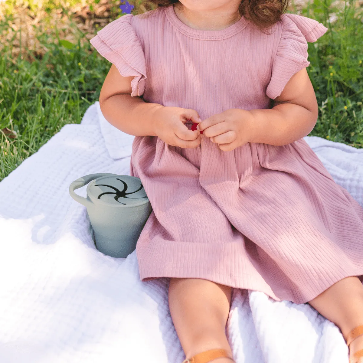 Organic Cotton Ruffle Dress