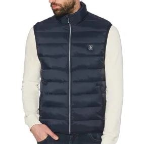 Original Penguin Lightweight Filled Vest Gillet - Dark Sapphire