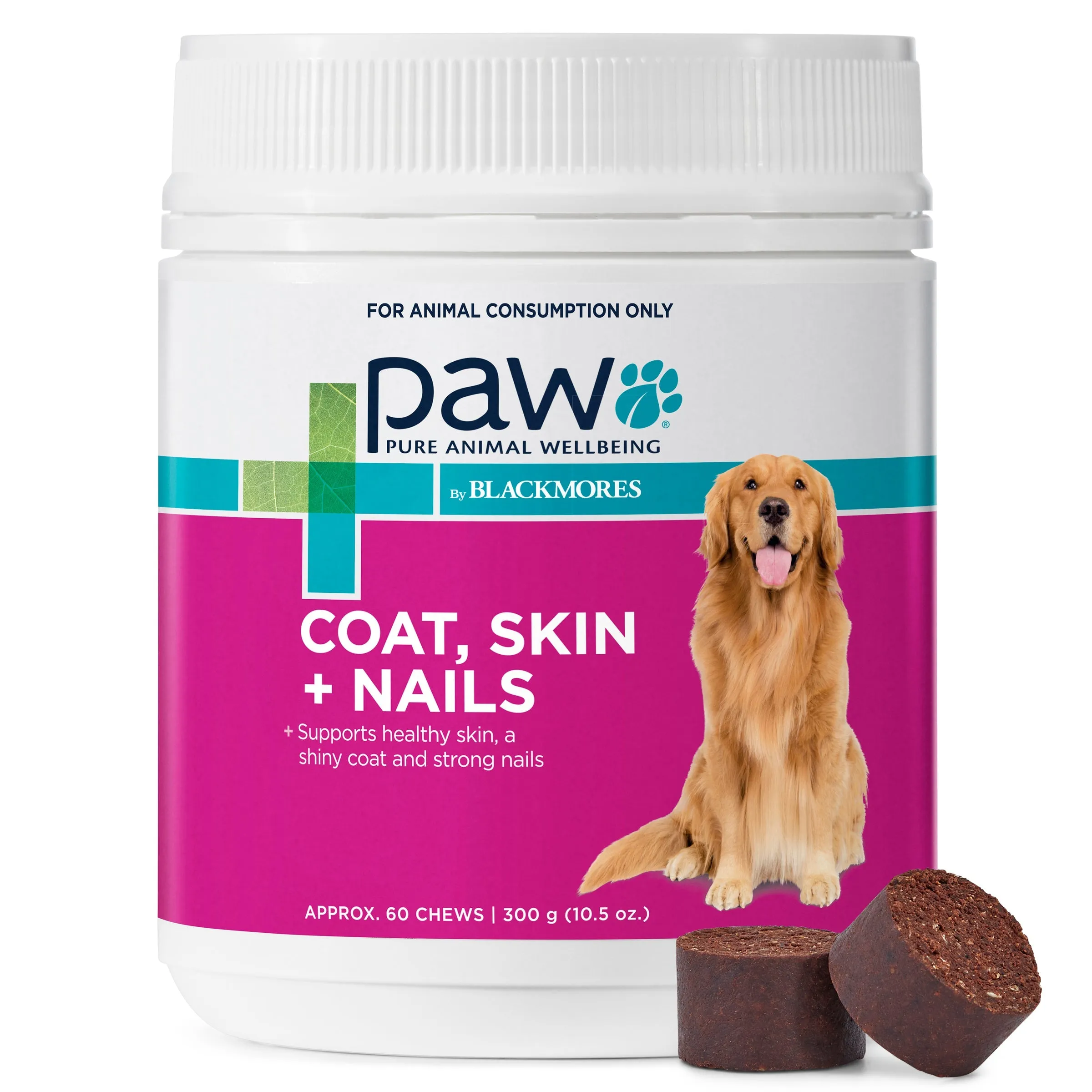 PAW by Blackmores Coat, Skin and Nails Chews for Dogs 300g