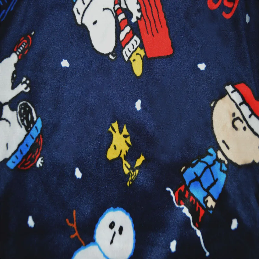 Peanuts Charlie Brown Winter Fun Silky Fleece Loungepant