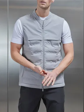 Performance Gilet in Mid Grey