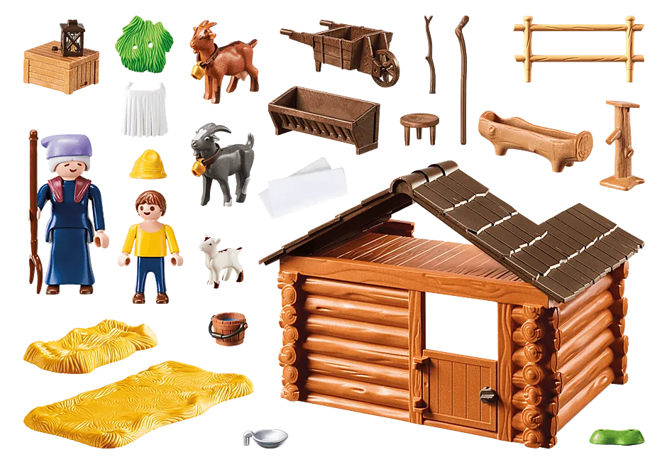 Playmobil Heidi Peter's Goat Stable