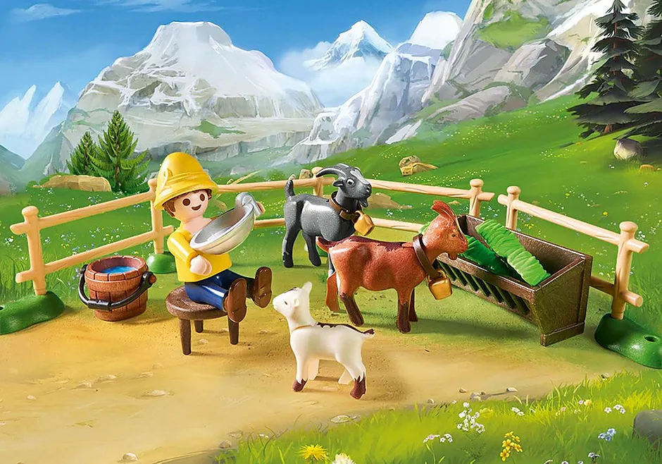 Playmobil Heidi Peter's Goat Stable