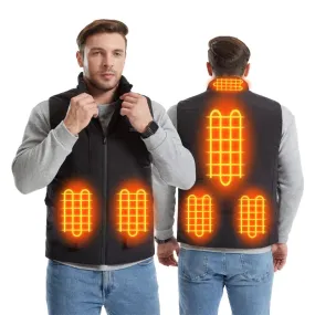 Plue Size Black Smart Heated Vest